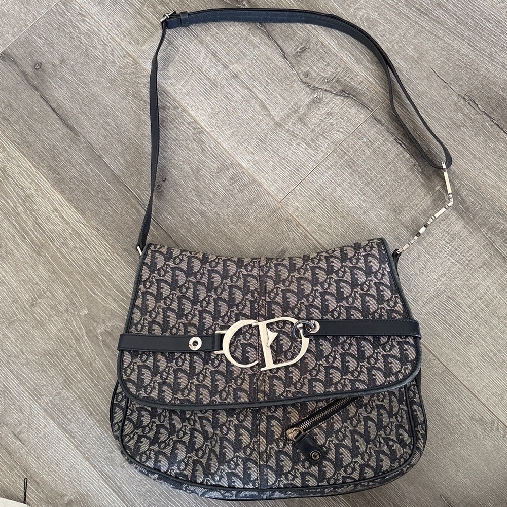 Vintage Christian Dior Diorissimo Trotter Messenger Bag 2004